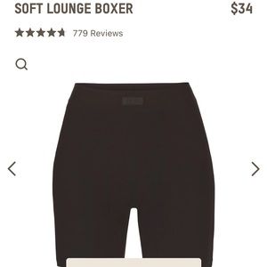 SKIMS Never Been Worn Soft Lounge Boxer